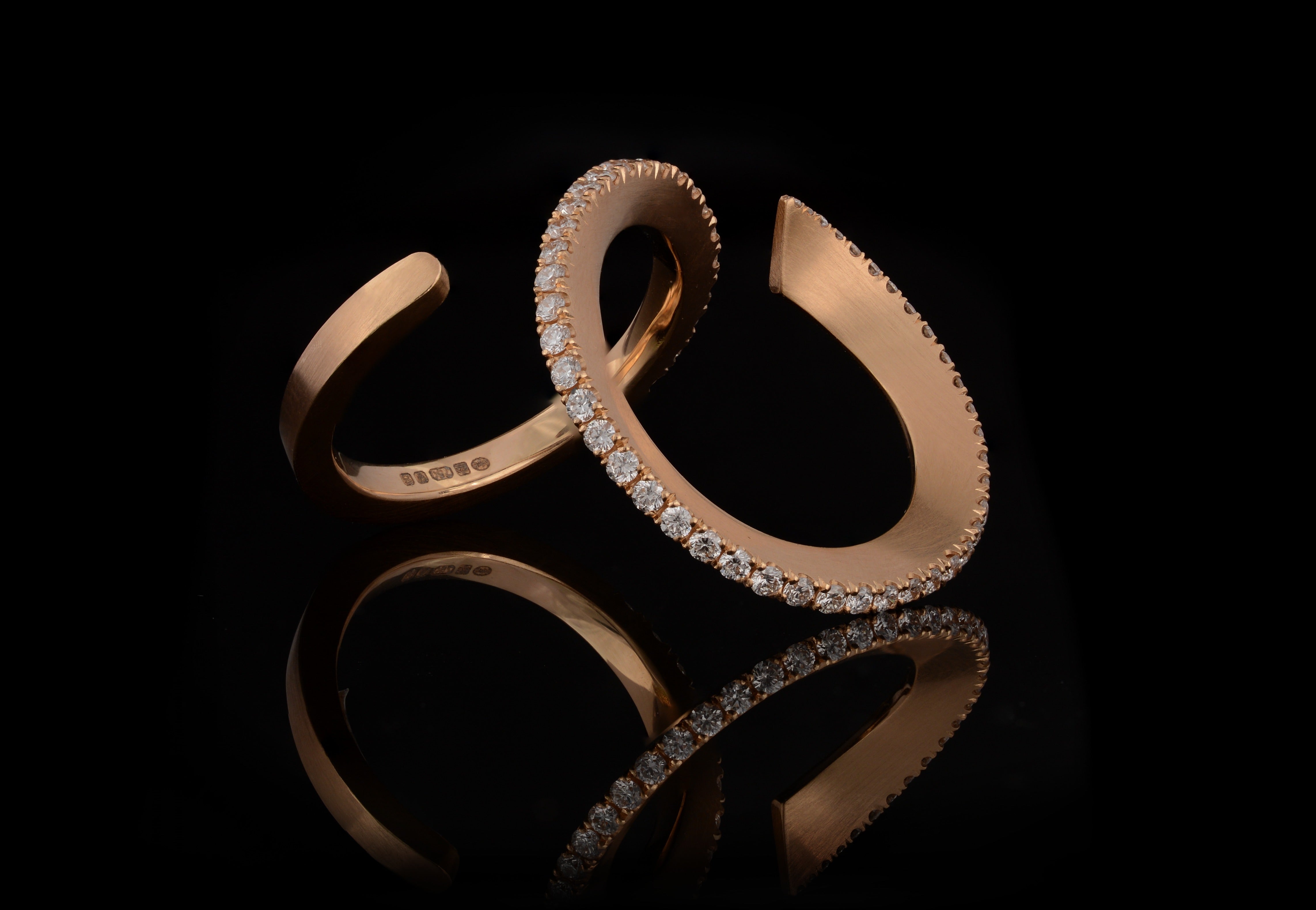 Pavé set rings