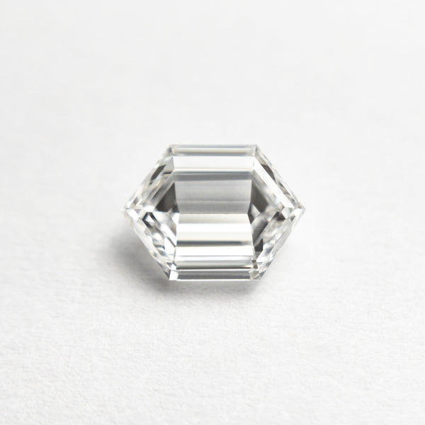 1.21ct 7.68x5.69x3.18mm GIA VVS2 G Hexagon Step Cut 22229-01