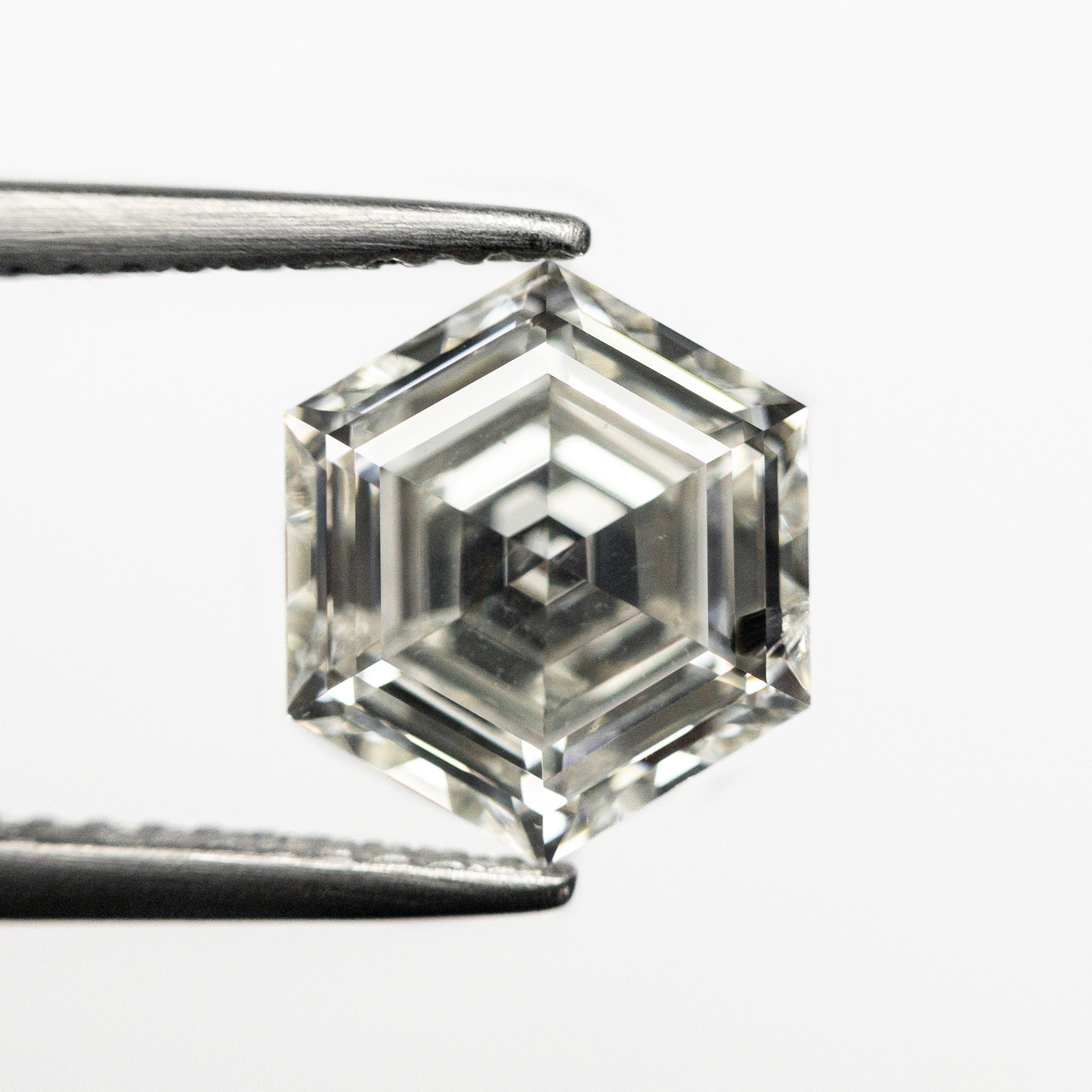 2.05ct 9.11x9.03x4.05mm SI2+ J Hexagon Step Cut 24276-01