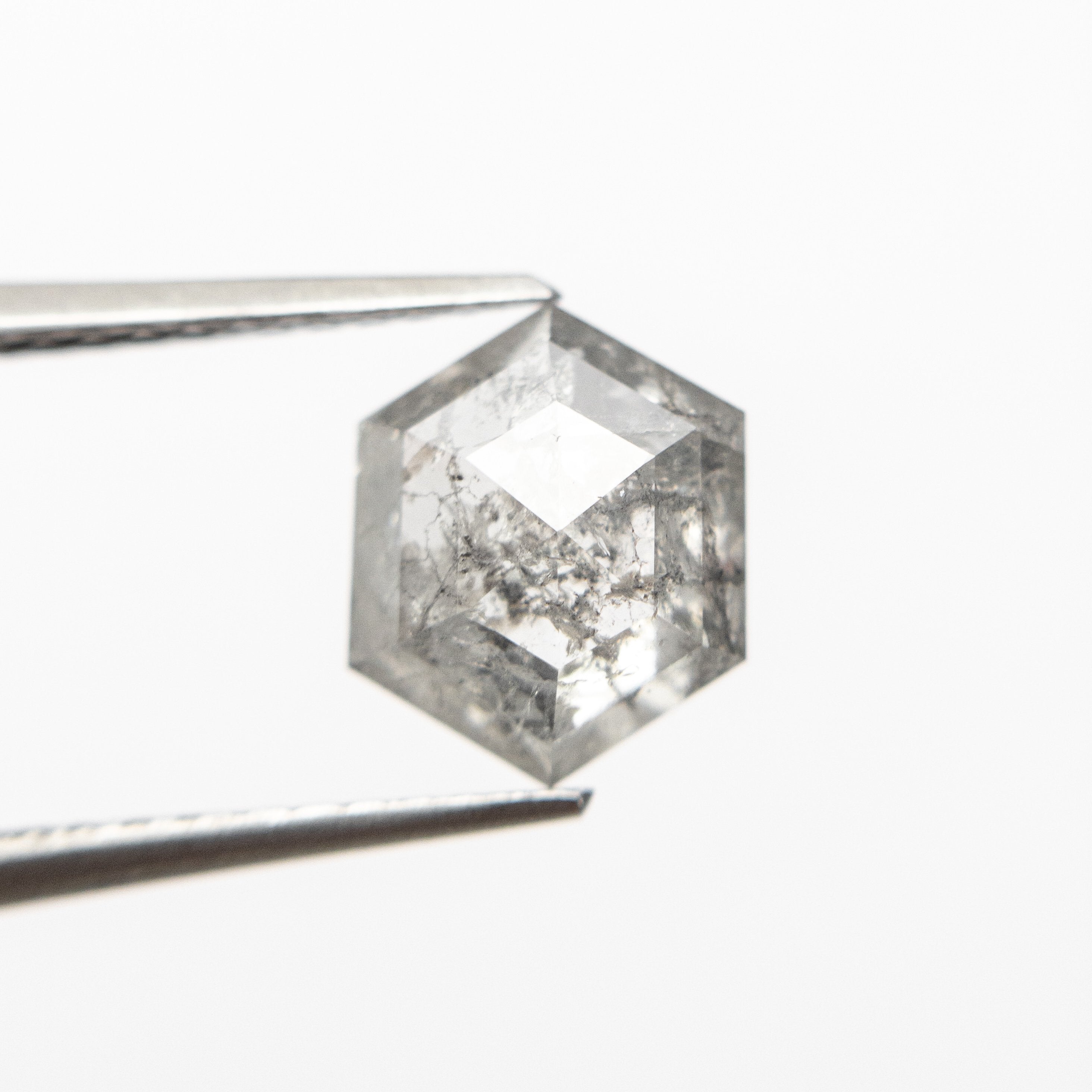 1.63ct 8.38x6.81x3.32mm Hexagon Rosecut 18308-03 - Misfit Diamonds