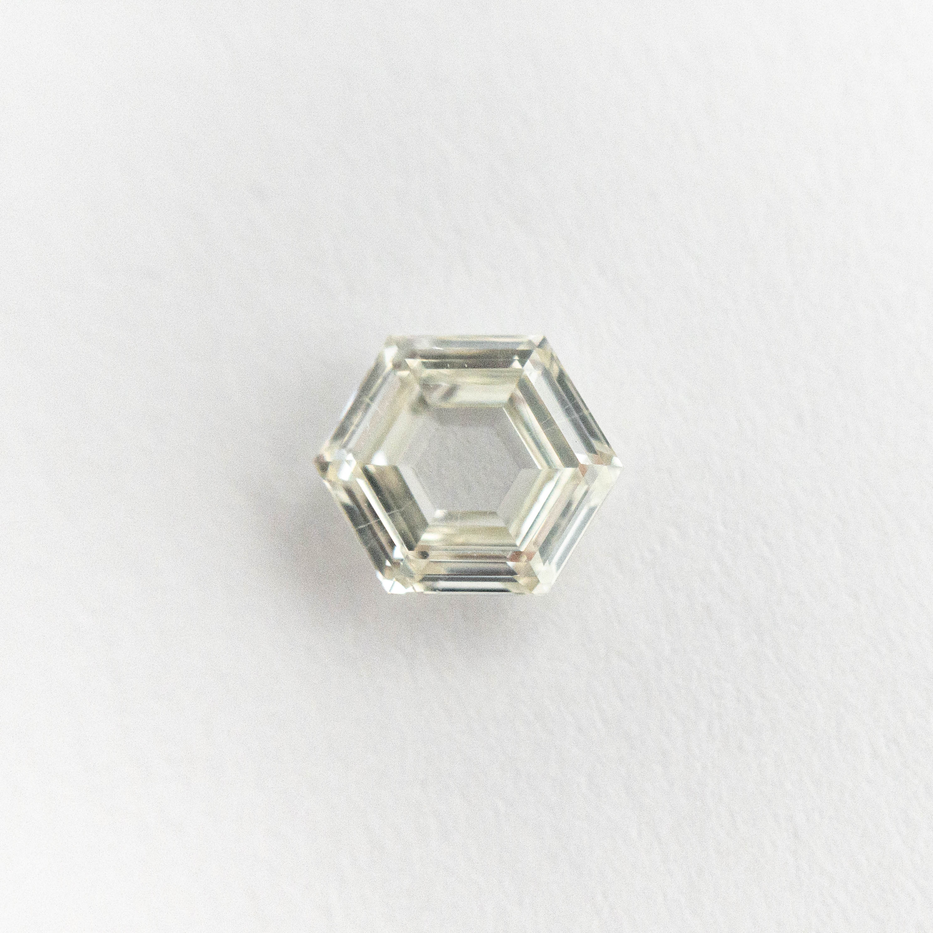 0.62ct 6.10x5.12x2.18mm SI2 K Hexagon Step Cut 19386-12 🇨🇦-McCaul