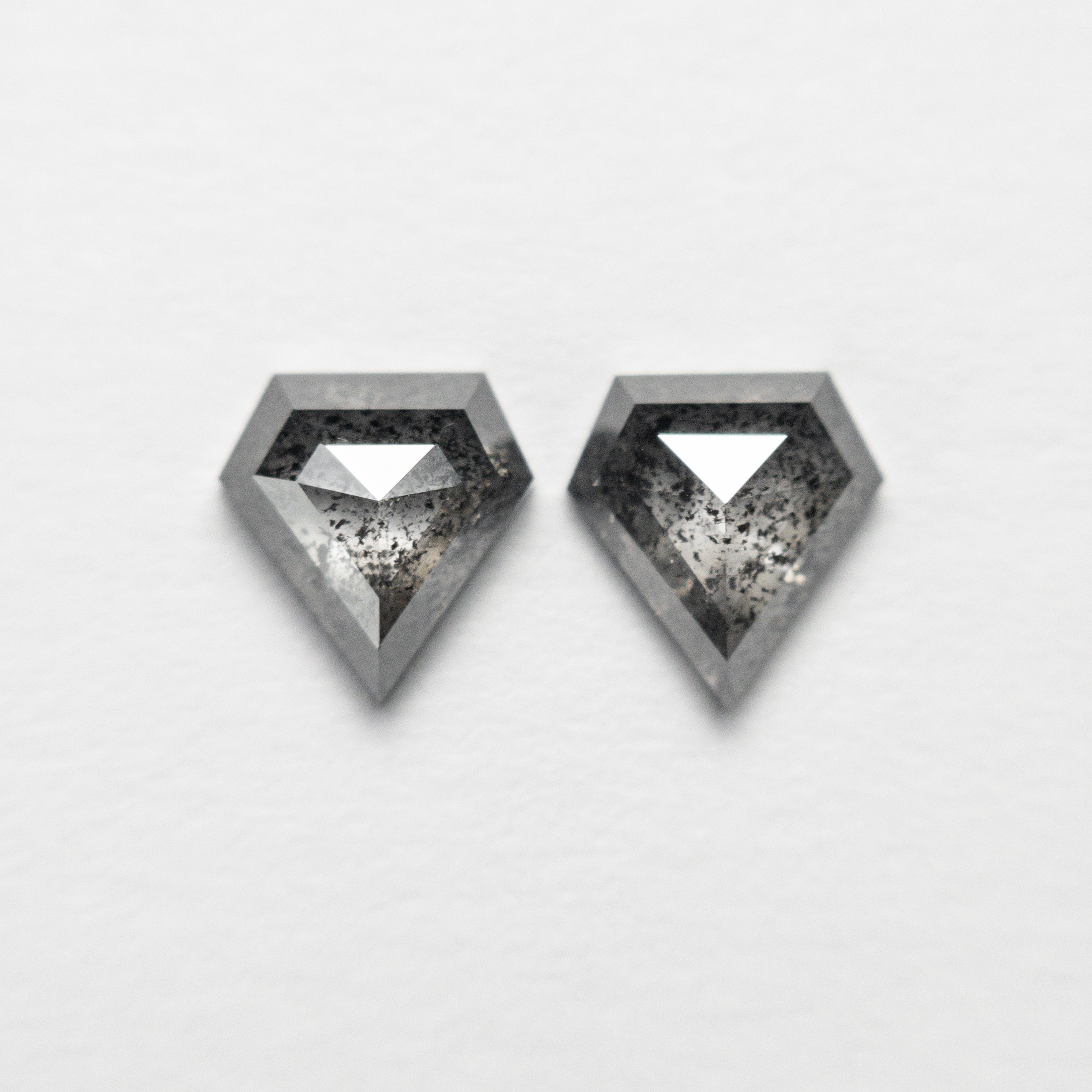 1.15cttw 2pc 5.93x5.65x2.42mm 6.03x5.71x2.34mm Shield Rosecut Matching Pair 19760-03