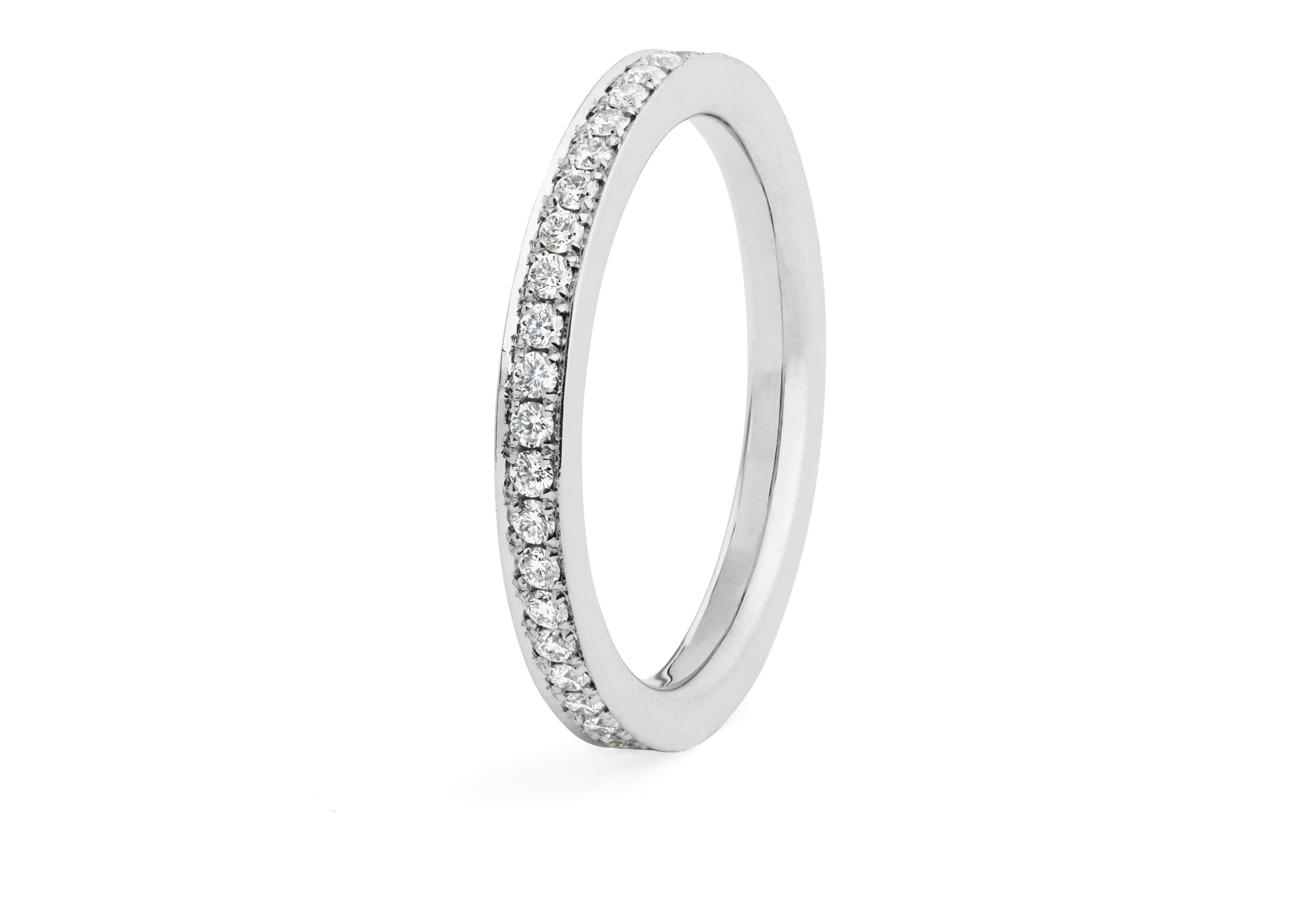 Diamond-set eternity band-McCaul